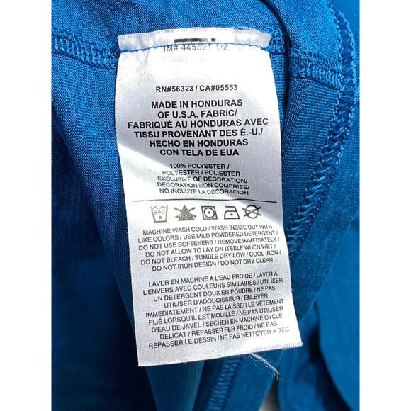 Miami Dolphins Nike Dri-Fit Blue Mens Size 3XL Football Short Sleeve Shirt NFL - Picture 8 of 10